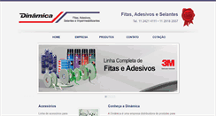 Desktop Screenshot of dinamica.com.br