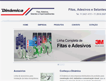Tablet Screenshot of dinamica.com.br